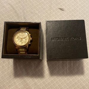 Gold Michael Kors watch